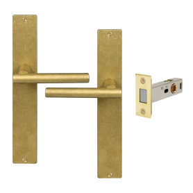 Charleston Longplate Square Passage Set - Magn. Latch