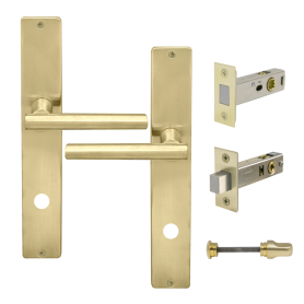 Charleston Longplate Square Privacy Set - Magn. Latch