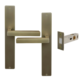 Federal Longplate Square Passage Set - Magn. Latch