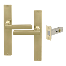 Federal Longplate Square Passage Set - Magn. Latch