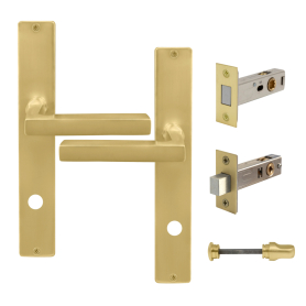 Federal Longplate Square Privacy Set - Magn. Latch