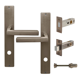 Federal Longplate Square Privacy Set - Magn. Latch