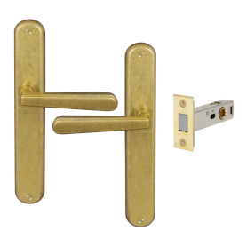 Villa Longplate Oval Passage Set - Magn. Latch