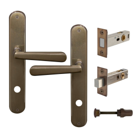 Villa Longplate Oval Privacy Set - Magn. Latch