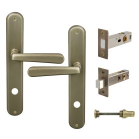 Villa Longplate Oval Privacy Set - Magn. Latch