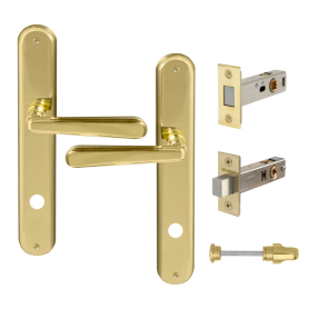 Villa Longplate Oval Privacy Set - Magn. Latch