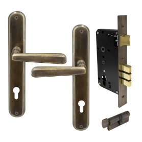 Villa Longplate Oval Entrance Set - E85