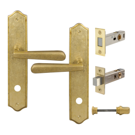 Villa Longplate Traditional Privacy Set - Magn. Latch