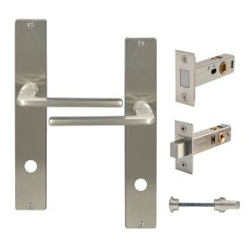 Chalet Longplate Square Privacy Set - Magn. Latch