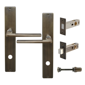 Chalet Longplate Square Privacy Set - Magn. Latch