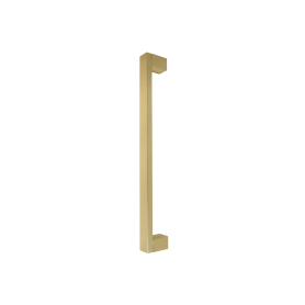 Tasman Brass Pull Handle 400mm-FF Single