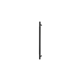Brass Pull Handle 450mm - linear knurl - Face Fixed
