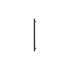 Brass Pull Handle 450mm - plain - Rear Fixed