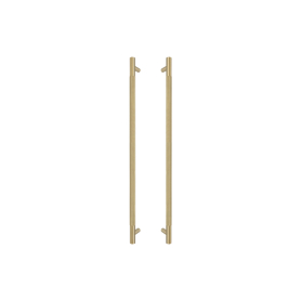 Brass Pull Handle 600mm - diamond knurl