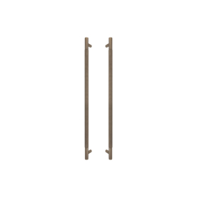 Brass Pull Handle 600mm - diamond knurl