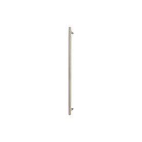 Brass Pull Handle 600mm - plain - Rear Fixed