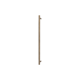 Brass Pull Handle 600mm - plain - Rear Fixed