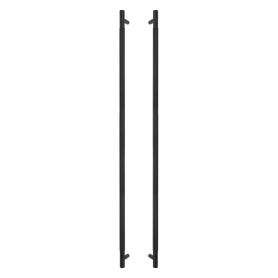 Brass Pull Handle 900mm - linear knurl