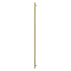 Brass Pull Handle 900mm - plain - Face Fixed