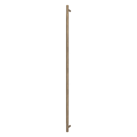 Brass Pull Handle 900mm - plain - Face Fixed
