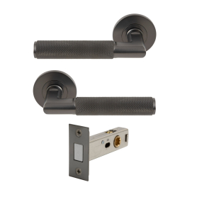 NIDO - Lumina Rose Passage Set - Magn. Latch - Diamond Knurl