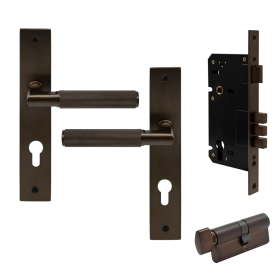 NIDO - Lumina Longplate Entrance Set - Diamond Knurl