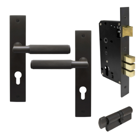 NIDO - Lumina Longplate Entrance Set - Diamond Knurl