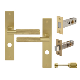 NIDO - Lumina Longplate Privacy Set - Magn. Latch - Diamond Knurl