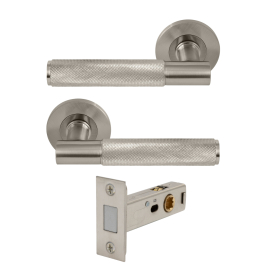 NIDO - Verge Rose Passage Set - Magn. Latch - Diamond Knurl