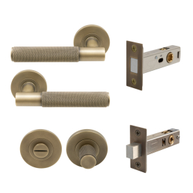 NIDO - Verge Rose Privacy Set - Magn. Latch - Diamond Knurl