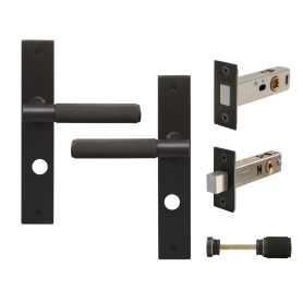 NIDO - Verge Longplate Privacy Set - Magn. Latch - Diamond Knurl