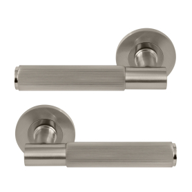 NIDO - Verge Rose Lever Set - Linear Knurl