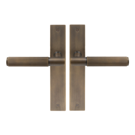 NIDO - Verge Longplate Lever Set - Linear Knurl