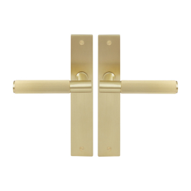 NIDO - Verge Longplate Lever Set - Linear Knurl