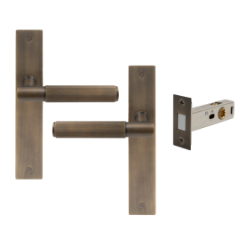 NIDO - Verge Longplate Passage Set - Magn. Latch - Linear Knurl
