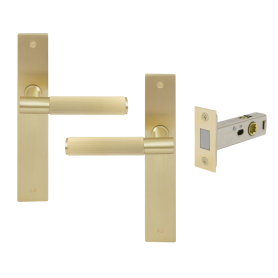 NIDO - Verge Longplate Passage Set - Magn. Latch - Linear Knurl