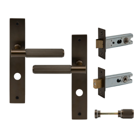 NIDO - Verge Longplate Privacy Set - Linear Knurl