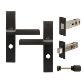 NIDO - Verge Longplate Privacy Set - Magn. Latch - Linear Knurl