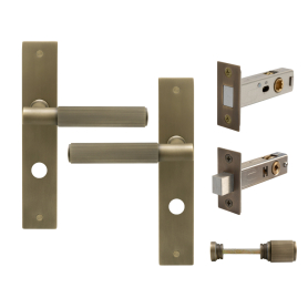 NIDO - Verge Longplate Privacy Set - Magn. Latch - Linear Knurl