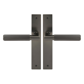 NIDO - Lumina Longplate Lever Set - Linear Knurl