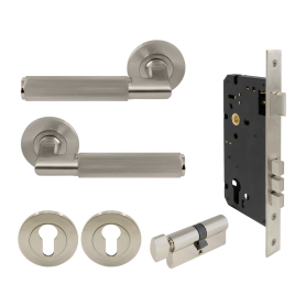 NIDO - Lumina Rose Entrance Set - Linear Knurl