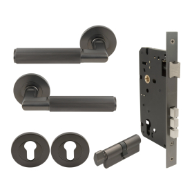 NIDO - Lumina Rose Entrance Set - Linear Knurl