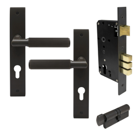 NIDO - Lumina Longplate Entrance Set - Linear Knurl