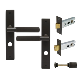 NIDO - Lumina Longplate Privacy Set - Linear Knurl