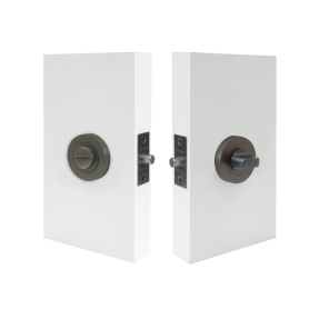 Auxiliary Round Privacy Set 60mm Backset