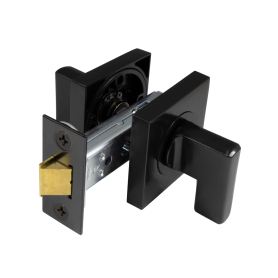 Mini Lever Latch Set - 60mm B/S  Sq.Rose