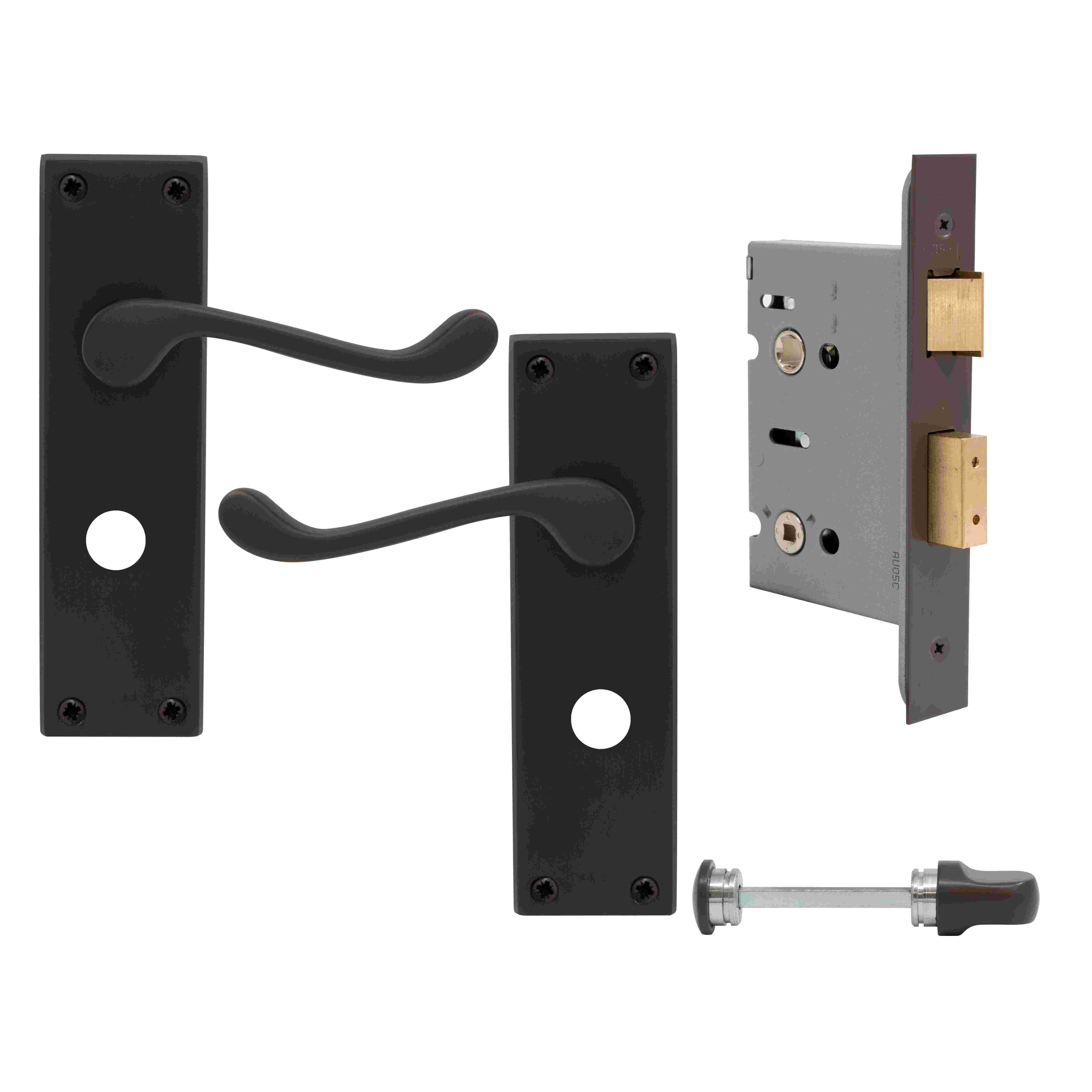 Traditional Longplate Privacy Set