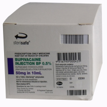 BUPIVACAINE 0.5% PLAIN 10ML (152660) BOX/50