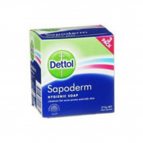 SAPODERM SOAP DETTOL 125GM   PACK/3