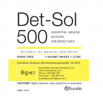 DET-SOL 500 DISINFECTANT 6G SACHET BOX/180